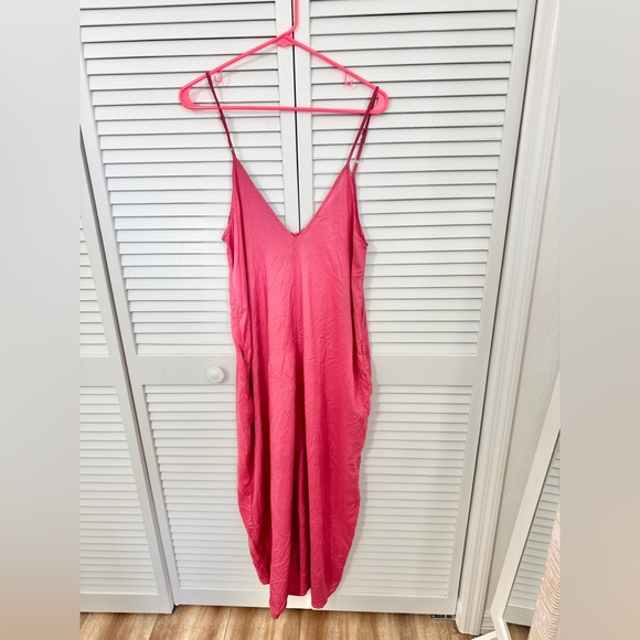 Elan Rose Jordy Sleeveless Maxi Dress with Pockets Size L - Picture 4 of 7